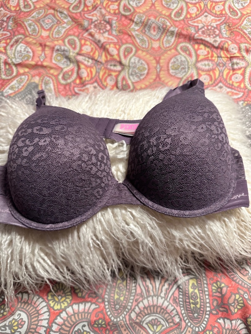 Victoria Secret PINK Wear Everywear Push Up Bra 38C